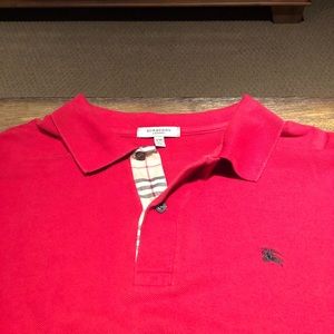 Check Placket Cotton Polo Shirt - Burberry